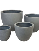    Nobilis Marco Sandy grey Round pot