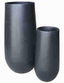    Nobilis Marco Round Plain Black vase